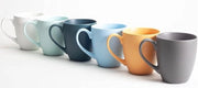 Set di tazze da caffè grande - tazze da caffè di ceramica di alta qualità e massiccia con manico grande e bicchieri grandi (set da 6, colorato)