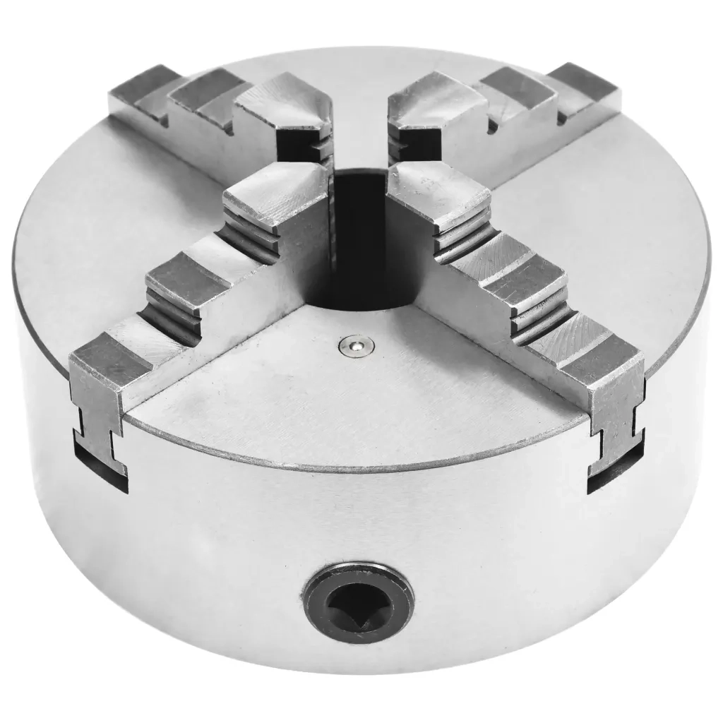 Mandrino per Tornio a 4 Griffe Autocentrante 200 mm in Acciaio CFW1864922