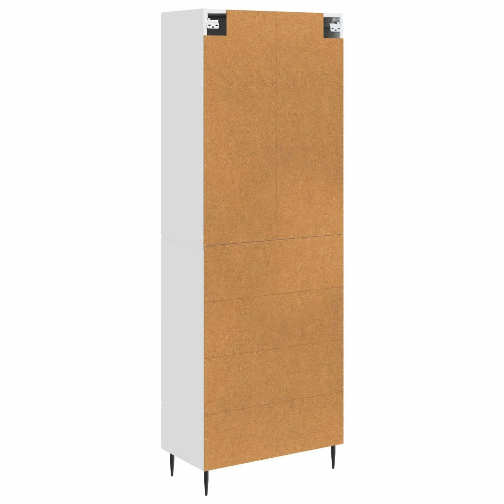 Set di armadi 2 pz Bianco Lucido Legno ingegnerizzato 3416659