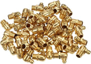Set di 50 gomiti di congiunzione auto 90 gradi, con gomito in ottone, M8 x 1,0, parti di ricambio auto.
