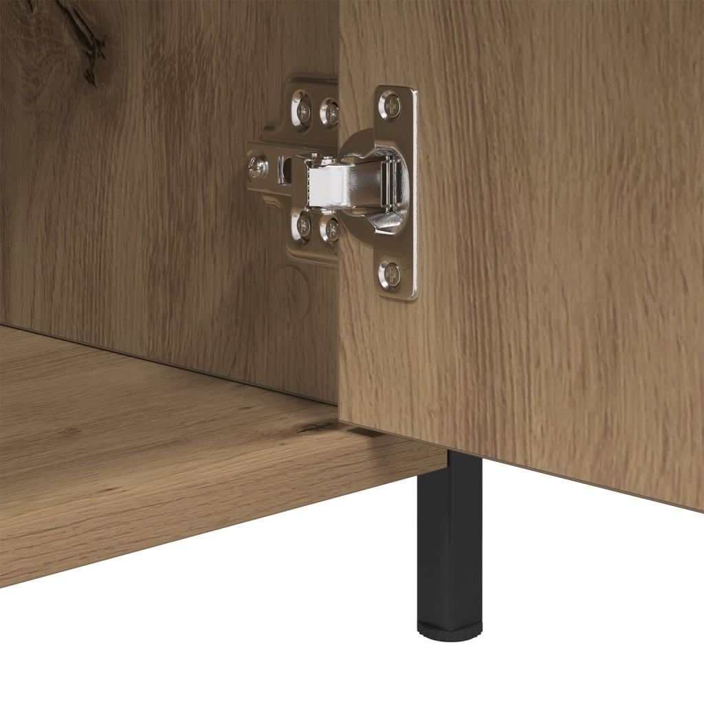 Comodino in rovere artigianale 40x42x60 cm Legno ingegnerizzato