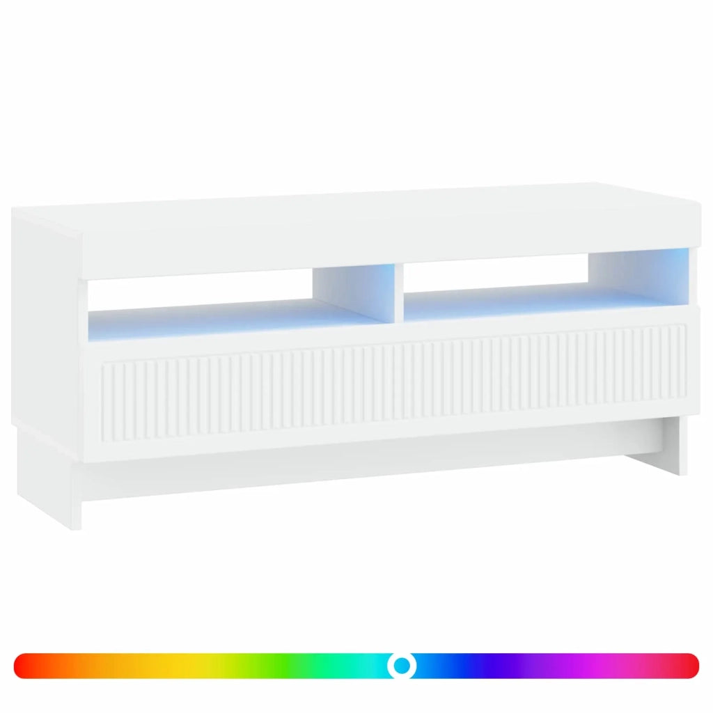 Mobile TV LED Bianco Legno ingegnerizzato 896105