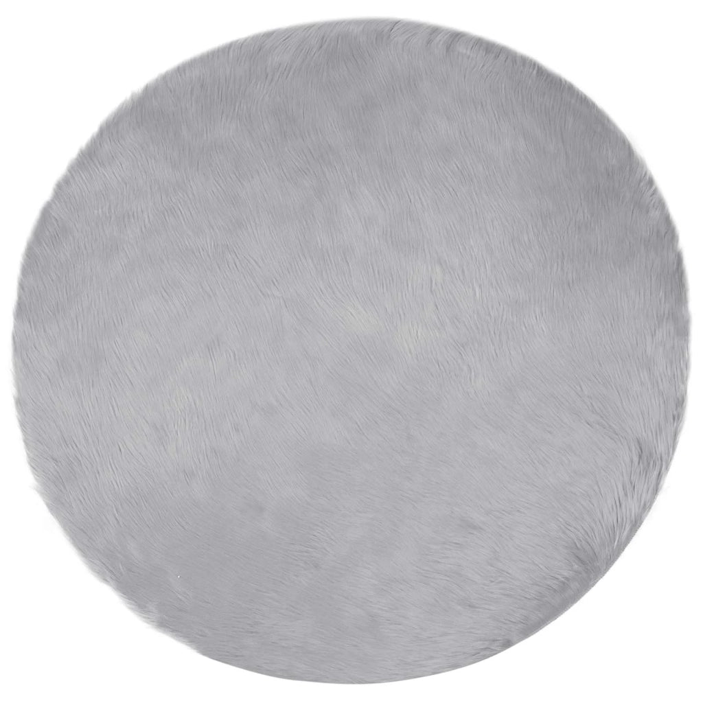 Tappeto in finta TAFALLA Grigio Ø 200 cm Poliestere 42021539