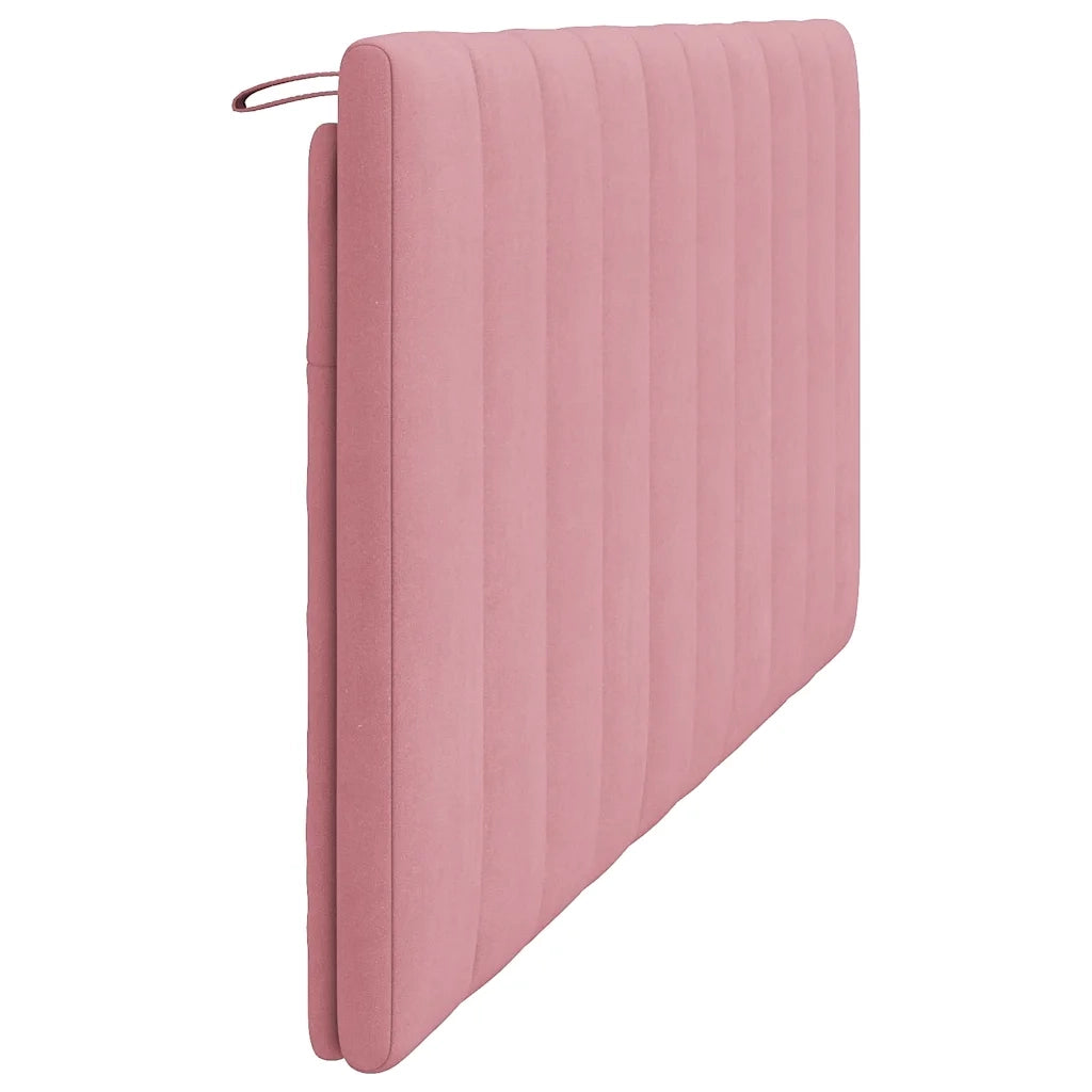 Cuscino Testiera Hanko Rosa 180 cm in Velluto CFW5616692