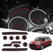 Accessori per Mini Cooper F56 2015-2023 Mattoncino di gomma per portiere Auto, Mattoncino antiscivolo per console centrale, Mattoncino antiscivolo per portiera, Borsa per bicchiere per portiera, Accessori per Mini Cooper F56 [Non compatibile con F55]