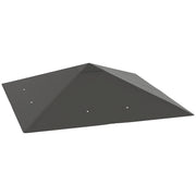 Copertura per gazebo 3x3 m ¨C Minimal ¨C Grigio, Oxford, UPF30+