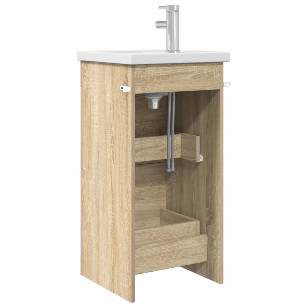 Mobile da bagno con lavabo Rovere Sonoma 42 x 40 x 84,5 cm 890698