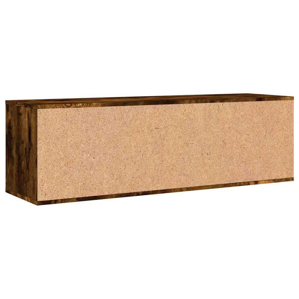 Mobile Porta TV Rovere Fumo 120x34x37 cm Legno Multistrato 833548