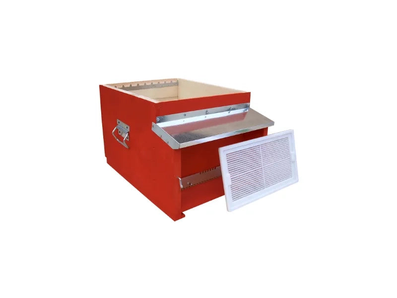 Arnia Dadant Blatt 10 favi solo nido fondo fisso antivarroa 21D 12kg - Rosso mattone