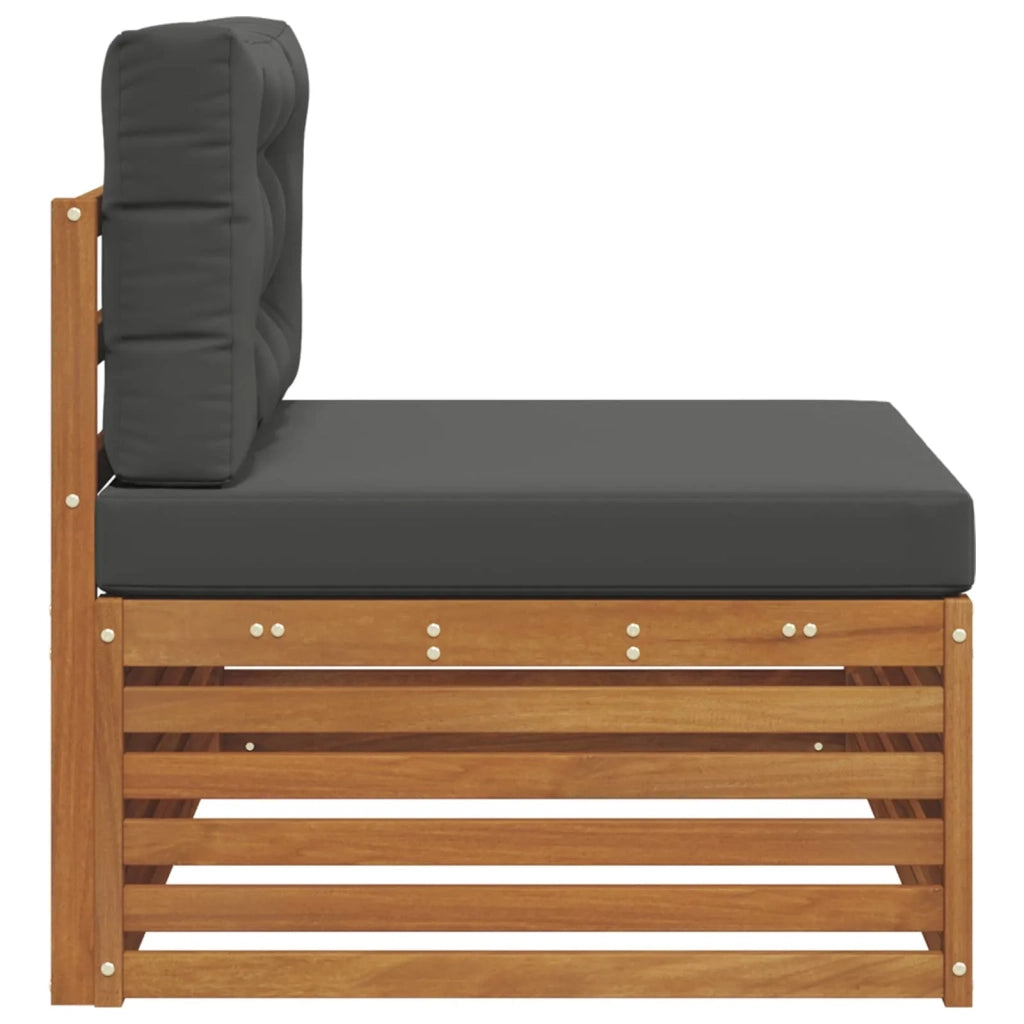 Divano da Giardino-Divano Esterno Finale con cuscino Naturale 115 x 83 x 73 cm 790982