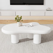 Tavolino da caff¨¨ Nuvola design moderno da salotto ¨C MINIMAL ¨C MDF lucido, 97x67x32 cm