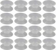 Accessori per acquario - Decorazione per acquario - Hanger per vetro - Adattatore per vetro - 16 pezzi - Adattatori per vetro trasparenti in gomma - Adattatori per vetro
