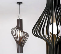 Lampada Da Soffitto Geometrico Nero APP484-1CP