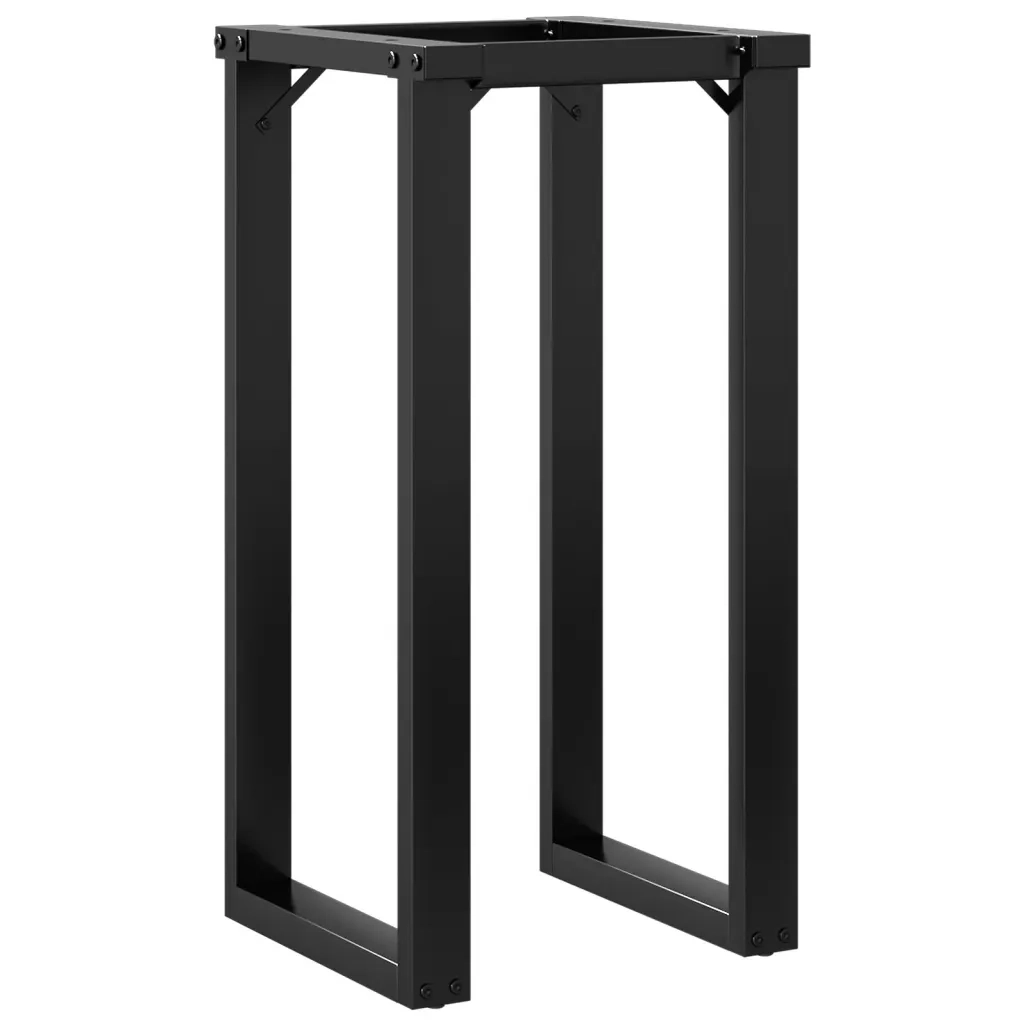 Telaio Gambe a O per Tavolo da Pranzo 40x40x73 cm in Acciaio