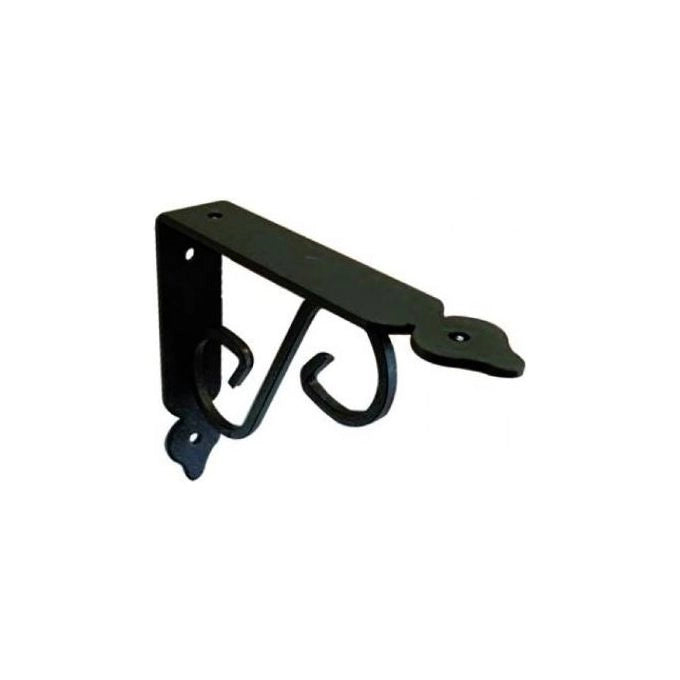 Vigor-Blinky Mensole Extra-Strong Pesanti Nero 2 Pezzi 14x11cm
