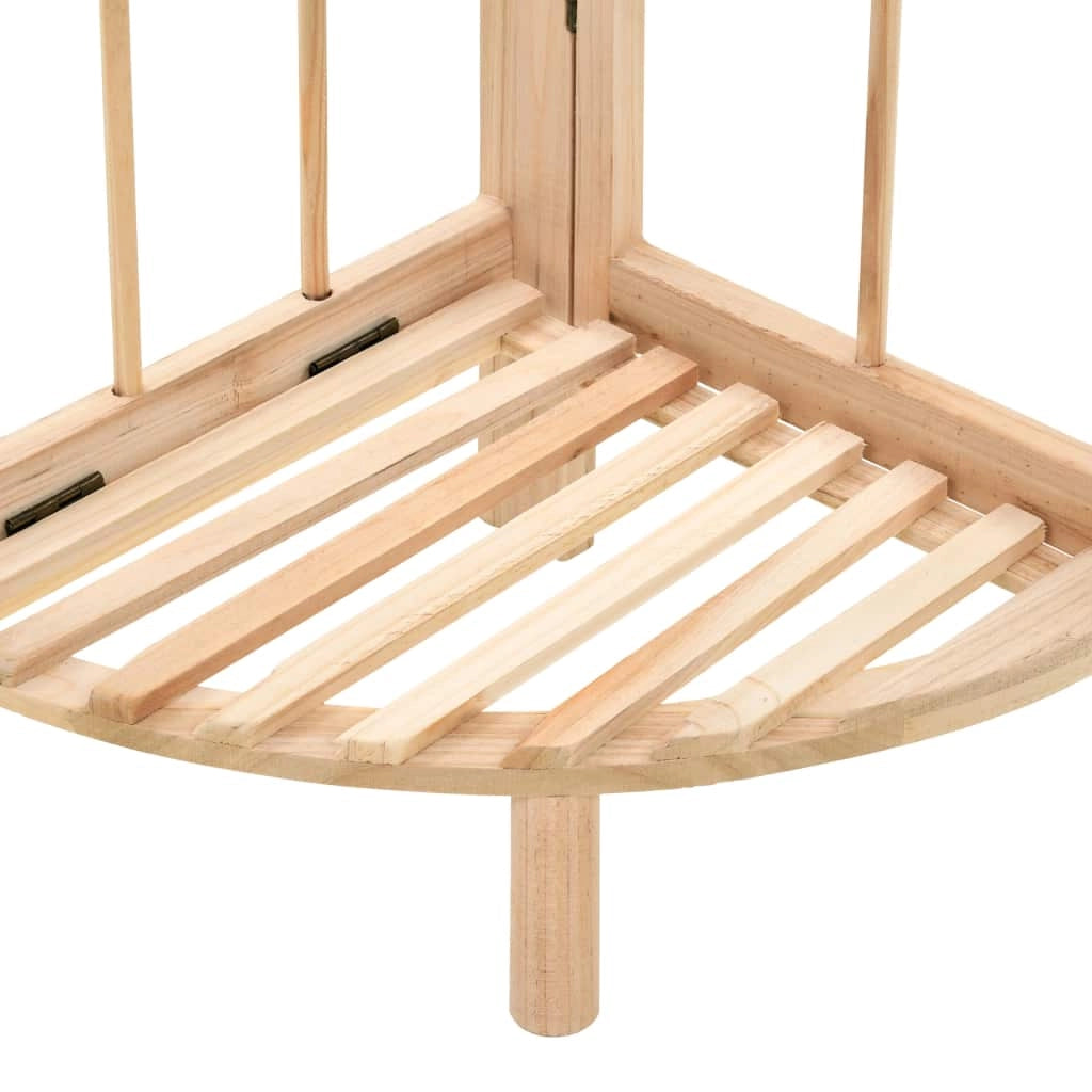 Pratico scaffale angolare di design in legno di cedro 110 cm 2702056/3
