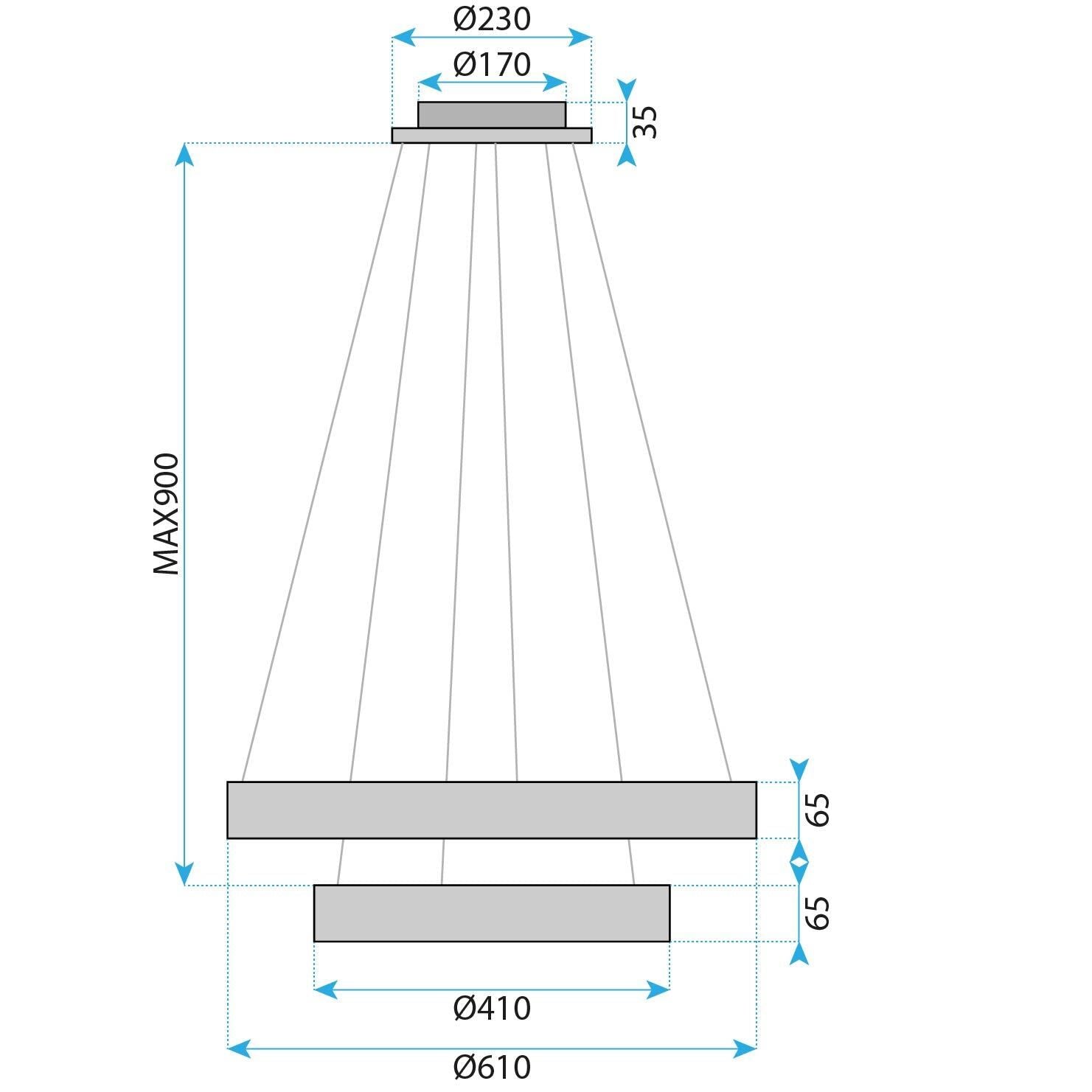 Lampada Led G043-2cp Gold