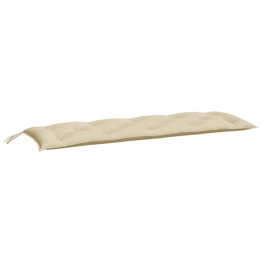 Cuscini Panca da Giardino 2pz Beige 150x50x7 cm Tessuto Oxfordcod mxl 92101