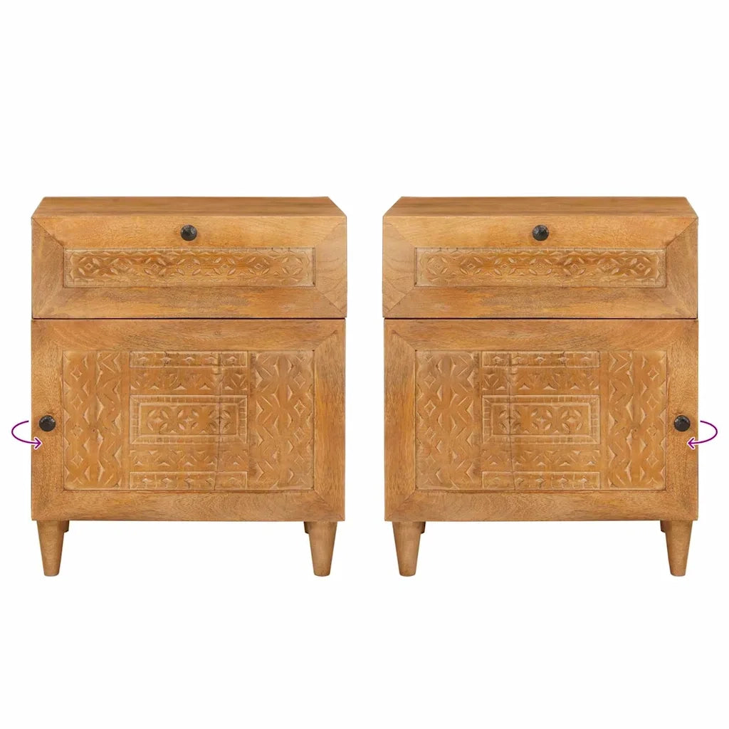 Armadio da Notte Marrone Chiaro 50 x 33 x 60 cm 4018088