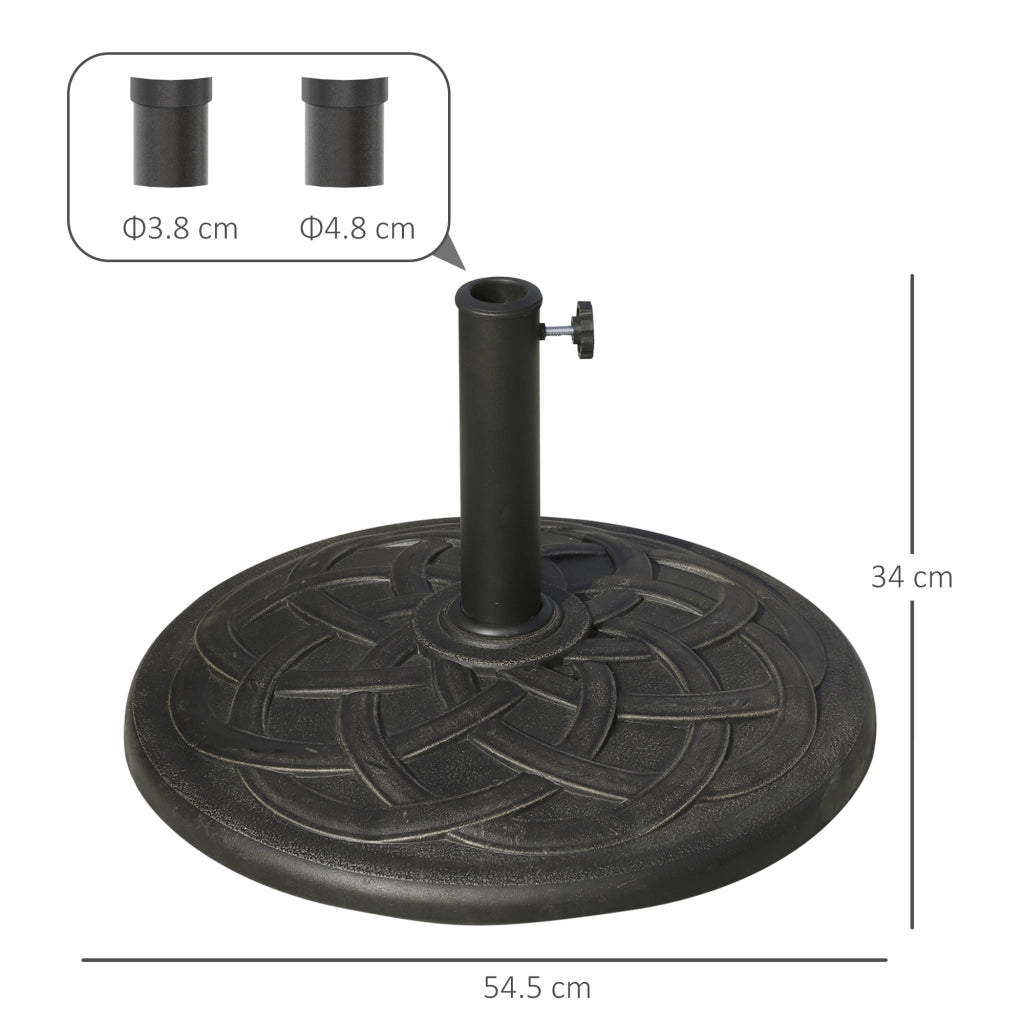 Base per Ombrellone in Resina ¨C Zephmum ¨C Bronzo, 19kg, ¦µ54.5cm
