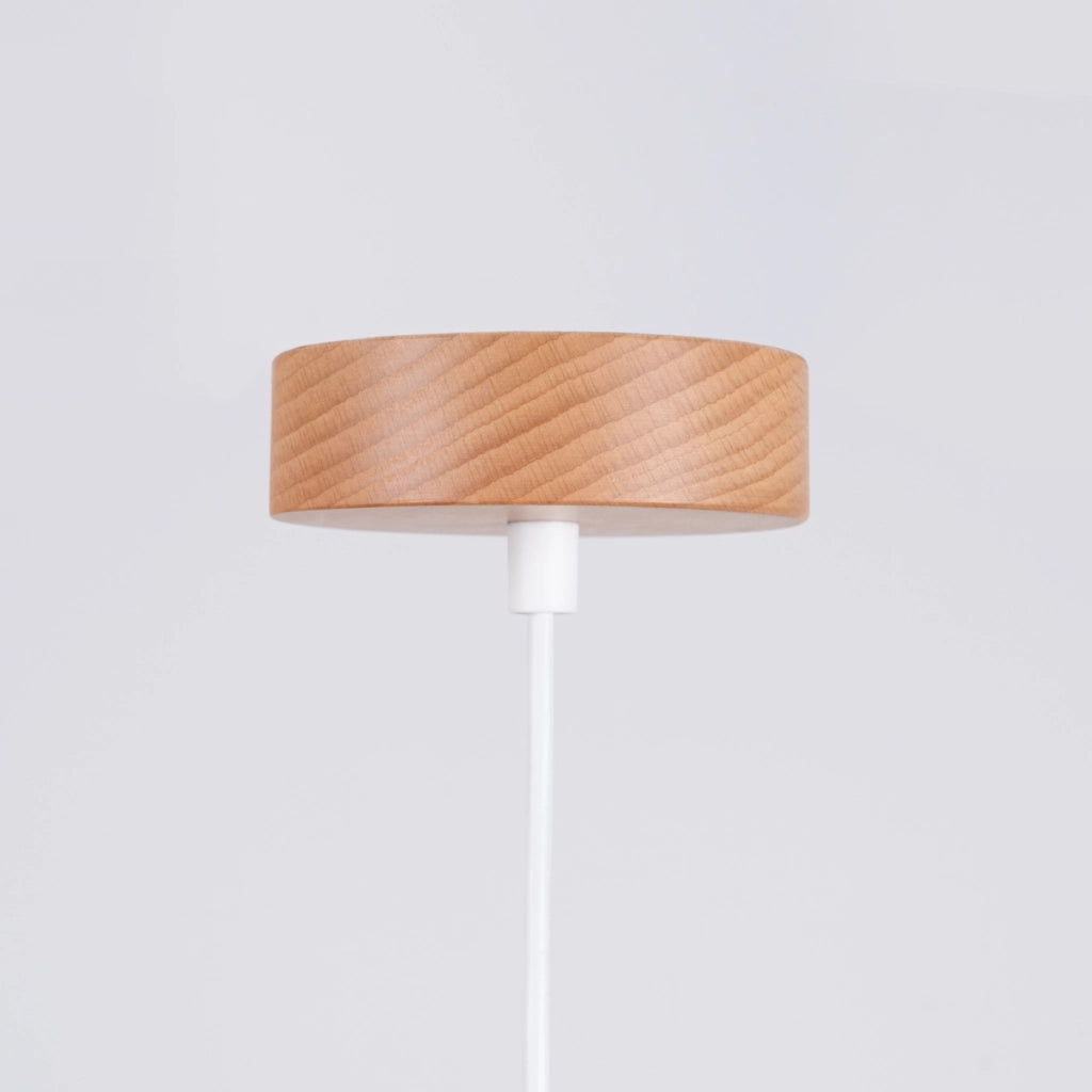 Lampada a sospensione MARION Cupola in acciaio bianco E27 Max 15W LED Stile scandinavo
