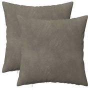 Cuscino con cuscino HEERLEN 2 pz Grigio Chiaro Velluto 926926