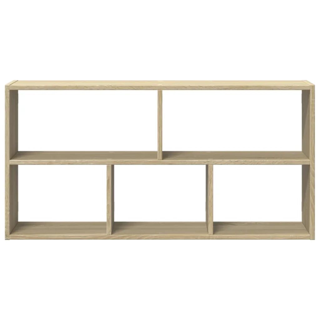 Scaffale a Parete Rovere Sonoma 100x25x50 cm Legno Multistrato 853274