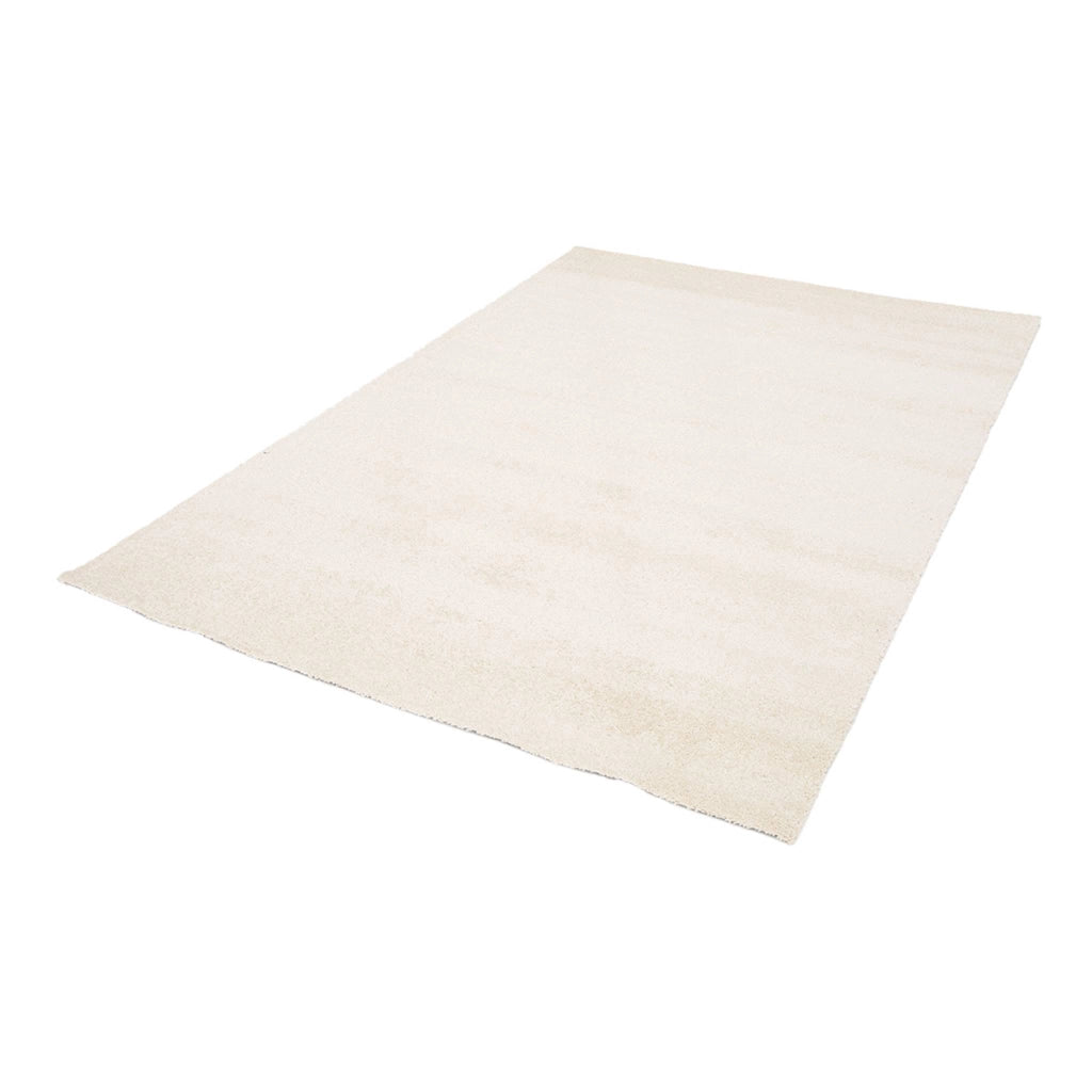 Tappeto per interni in velluto riccio color crema, 160 x 230 cm i