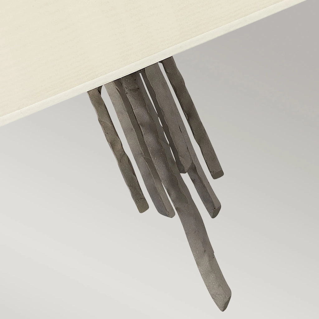 Lampadario Hinkley Spyre 6 luci E14 bronzo opaco Ø61cm