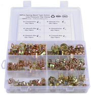 Assortimento di Clip per Cavi in Silicone - 84 pezzi - 6 misure - 10 mm/11 mm/14 mm/16 mm/17 mm/18 mm - Durata 65 minuti - Clip per Cavi in Acciaio Inox