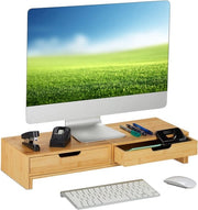 Altezza Regolabile per Doppio Schermo, Standa per Monitor in Metallo