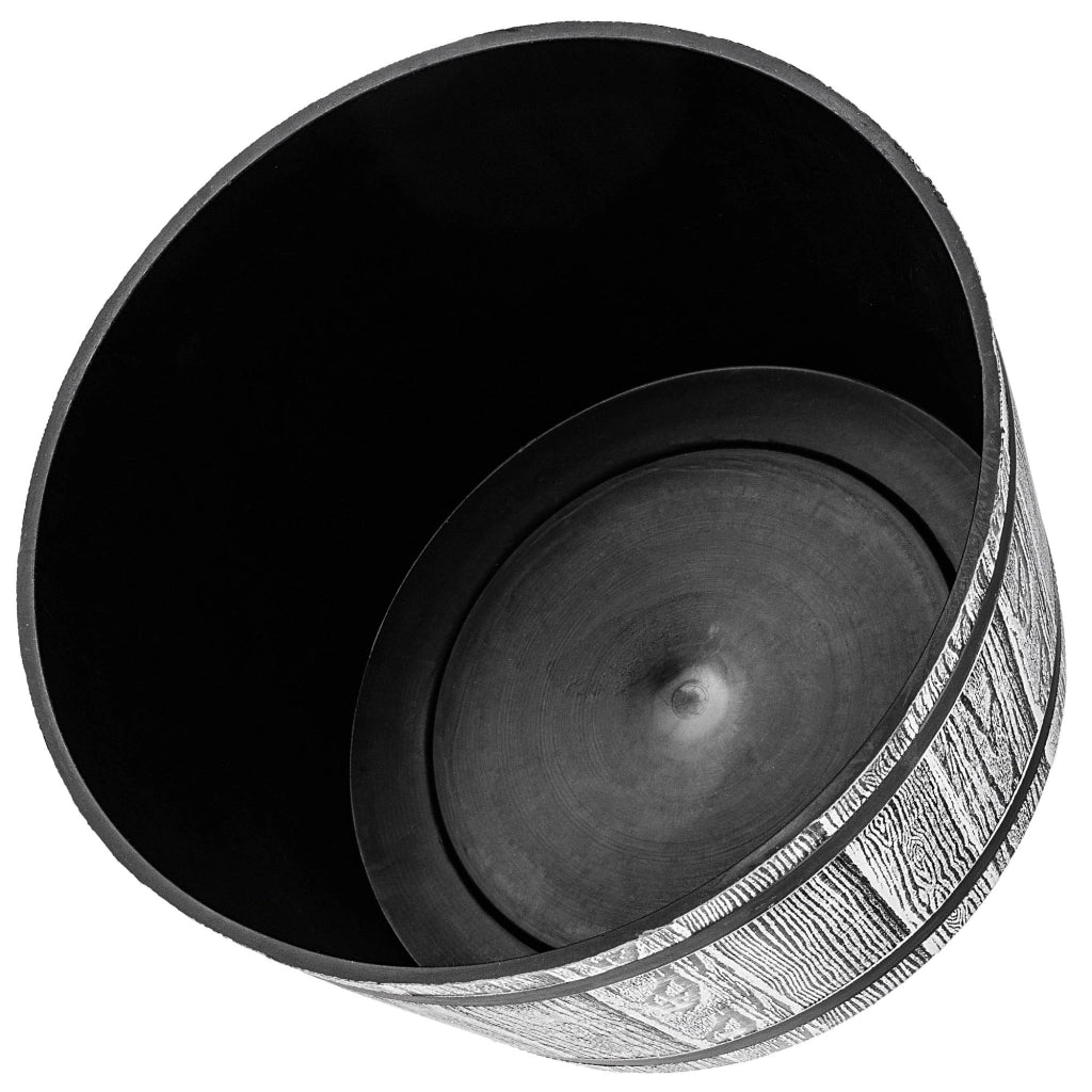 Vaso da fiori KADAX, vaso per fiori, copertura da giardino, rotondo, supporto per fiori in plastica, 40 cm