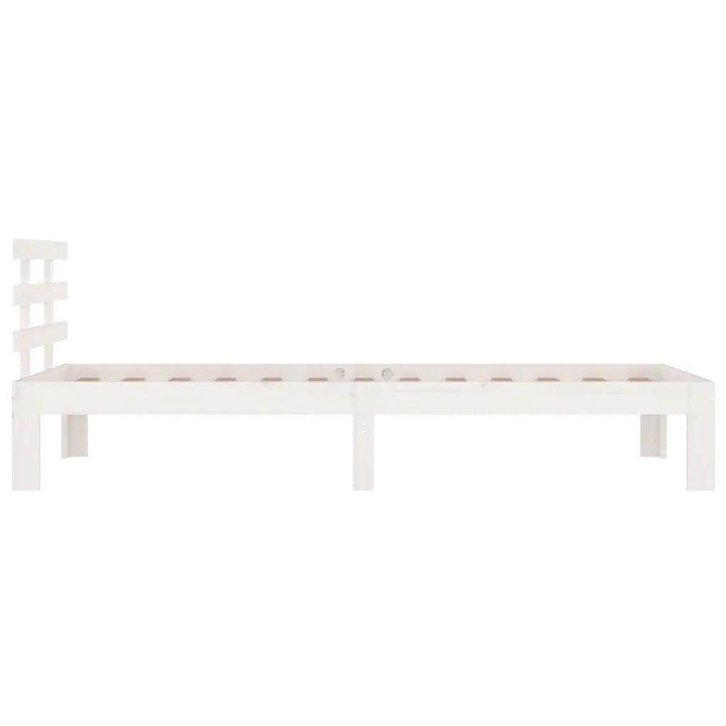 Giroletto Bianco in Legno Massello 90x190 cm Single 814720