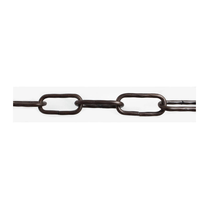 CATENA MAGLIA LUNGA RITORTA 2,5 MM 2,5 M NERO