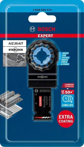 2608900012 - Lama per Multifunzione , AIZ20AIT , EXPERT for METALLO , 40 x 20mm