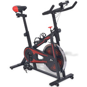 Cyclette Ellittica con Sensori a Impulso Nera e Rossa CFW6039298