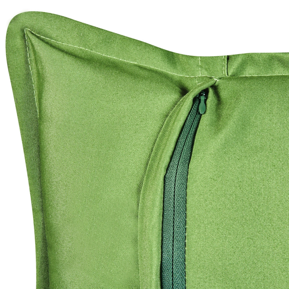 Set di 3 cuscini da esterno con motivo vegetale verde Accessori da giardino