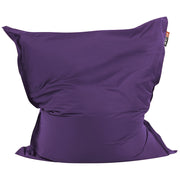 Poltrona Beanbag grande viola per distendersi con zip poltrona sacco gigante