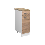 Vicco Mobiletto base per cucina Sonoma 30 cm , PL Rovere