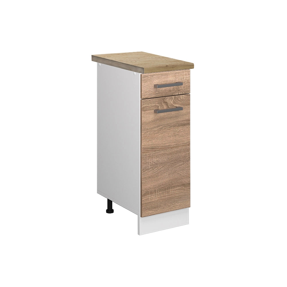 Vicco Mobiletto base per cucina Sonoma 30 cm , PL Rovere