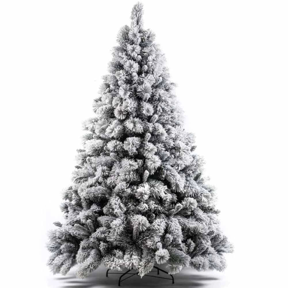 Albero Di Natale Innevato Gran Sasso 240cm 2049 Rami Super Folto Effetto Neve