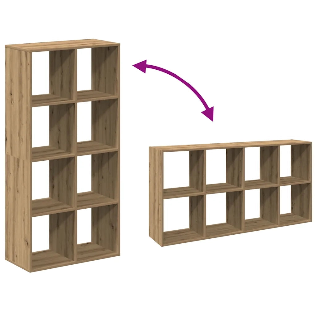 vidaXL Libreria Divisorio Rovere Artigianale 69,5x29x137,5 Truciolato