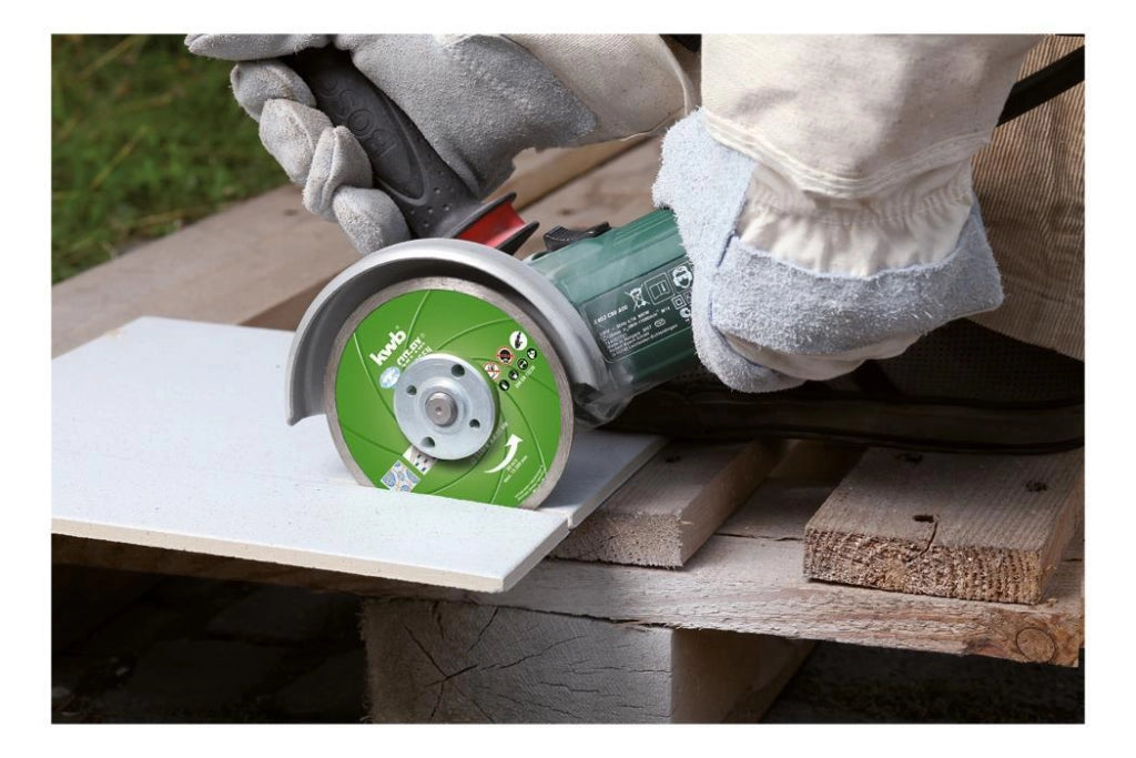 KWB 7959-40 Cut-Fix Disco Diamantato Continuo per Piastrelle e Travertino 110x22 mm