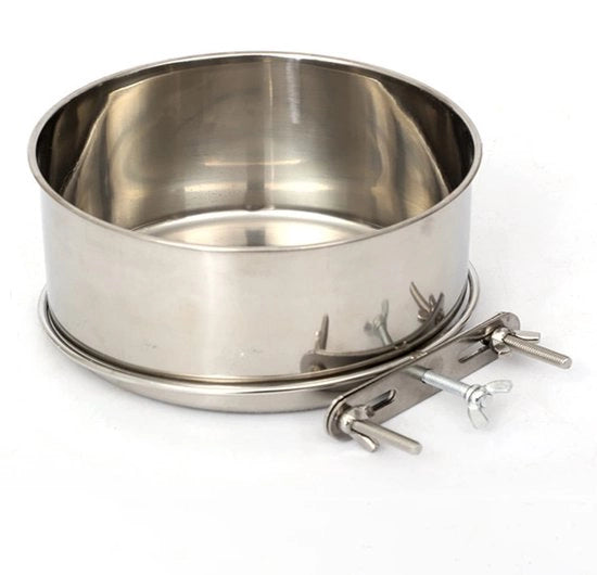 Bacchetto per cani in acciaio inossidabile, alimentatore, bacchetto per cibo, bacchetto per acqua, beccuccio per cibo, accessori per animali, bacchetto per cani grande, medio, piccolo, gabbia per cani.
