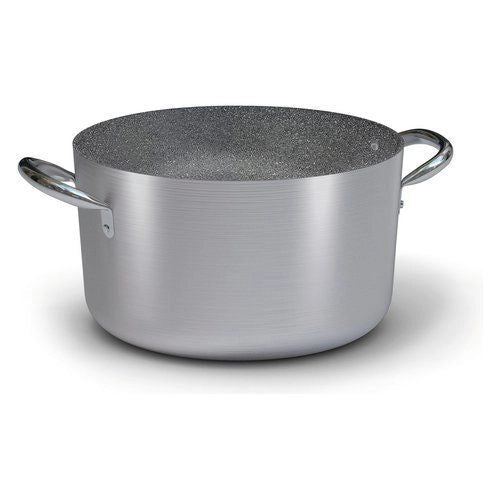 Ballarini 8003150517857 Serie 6900 Casseruola Antiaderente Kerastone per Induzione con Manici in Acciaio colore Nero