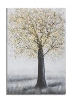 Dipinto Su Tela Tree Simple -A- Cm 80X3,8X120
