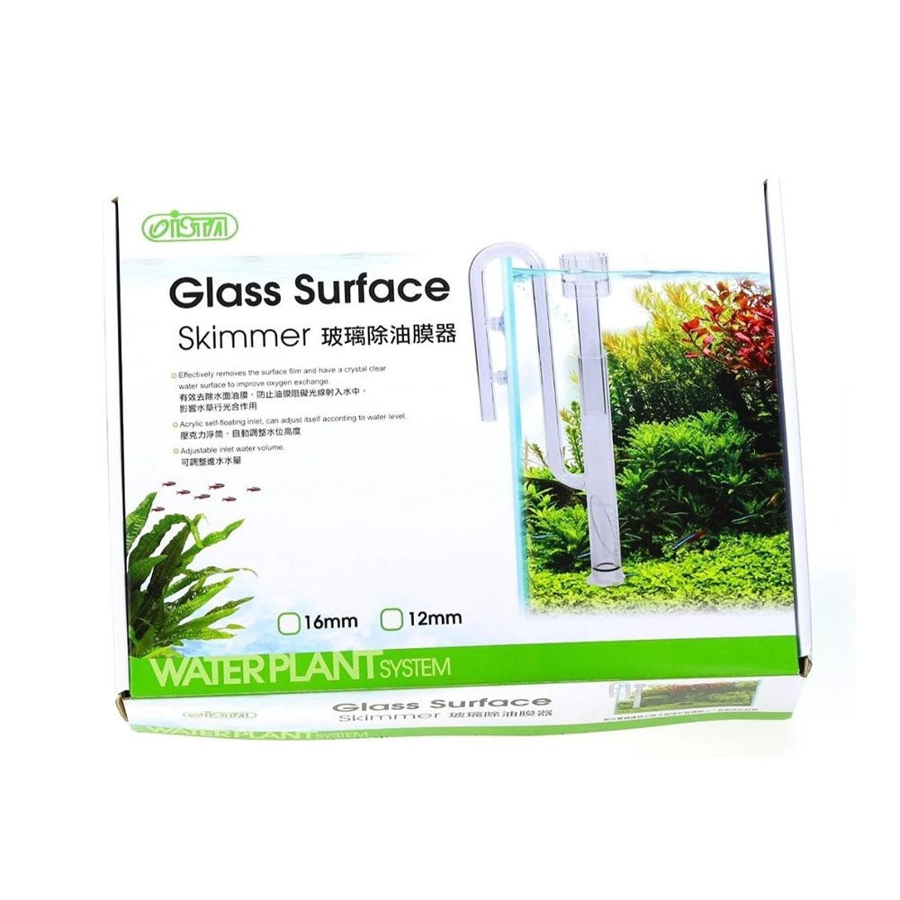Ista Glass Surface Skimmer - Skimmer di Superficie in Vetro per Filtri Esterni Diametro: 12 mm