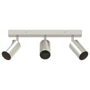 Faretto da soffitto orientabile moderno 38 x 5,5 x 16,5 cm in metallo nichelato 02_0058307