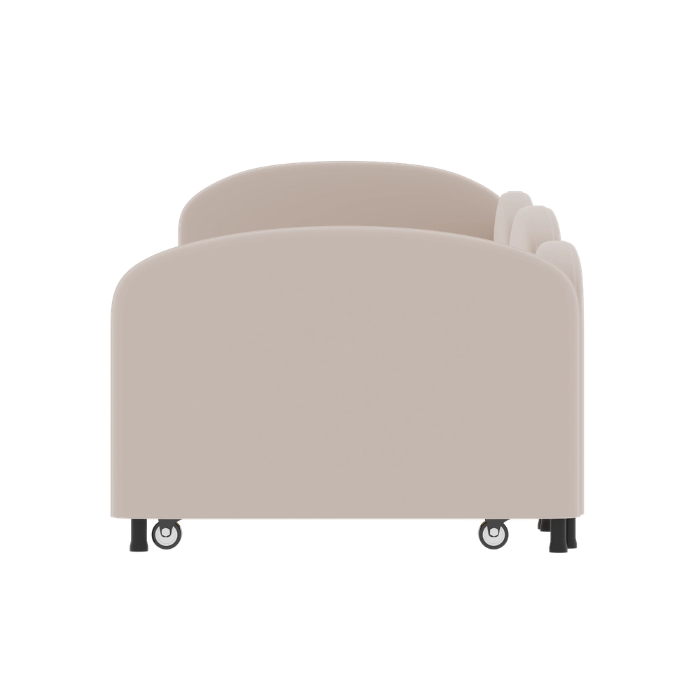 Divano Letto Singolo con Cassetti ¨C MINIMAL ¨C Velluto, Struttura Moderna