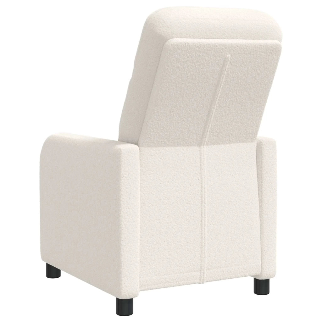 Divano Sedia-Poltrona reclinabile Crema Boucl¨¦